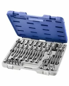 COFFRET DE DOUILLES 6 PANS TORX ET XZN | E200513