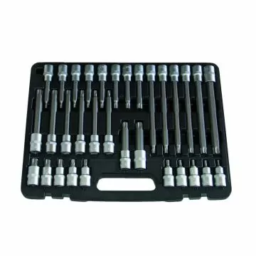 COFFRET DOUILLES EMBOUTS TORX 1/2" 32 PIECES CLAS | OM 2333