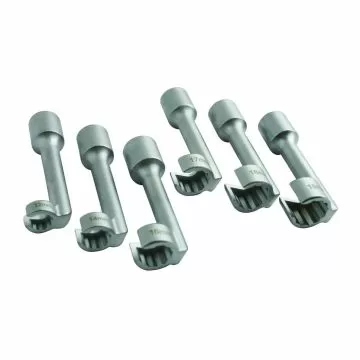 DOUILLES OUVERTES DEPORTEES 1/2" 12PANS Ø12-14-16-17-18-19mm CLAS | OM 0080