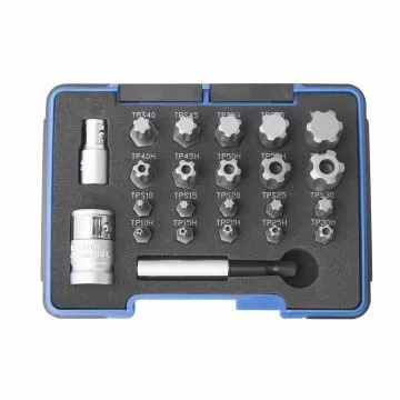 COFFRET EMBOUTS TS-TORX-TORX PLUS 1/4"- 3/8" (23PCS) CLAS | OM 0645