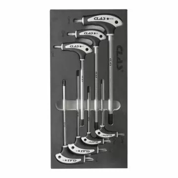 INSERT CLES EN T HEXAGONAL 3-10mm (7 PCS) CLAS | OS 2000