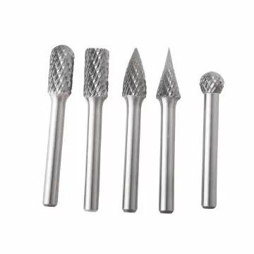 COFFRET 5 LIMES ROTATIVES CARBURE 10mm CLAS | OM 0643