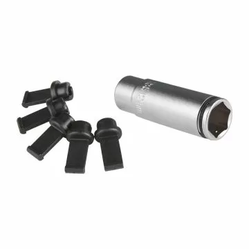 DOUILLE BOUGIE PSG 12mm 6 PANS+CAPUCHONS PROTECTEURS PSG CLAS | OM 6012