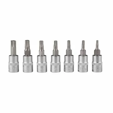 JEU 7 DOUILLES EMBOUTS TS 1/4" TS10-TS15-TS20-TS25-TS27-TS30-TS40 CLAS | OM 7006