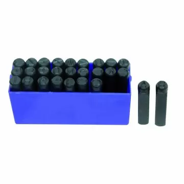 COFFRET LETTRES A FRAPPER DIN 10mm 27 PIECES CLAS | EG 5030