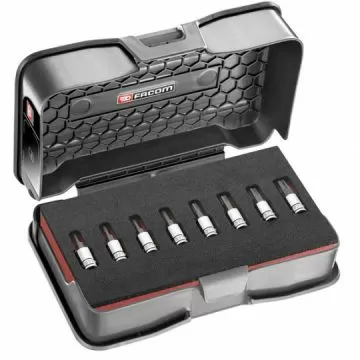 Jeu embouts OGV grip 6 pans 1/4""" FACOM | RTM.J8MGRPPB