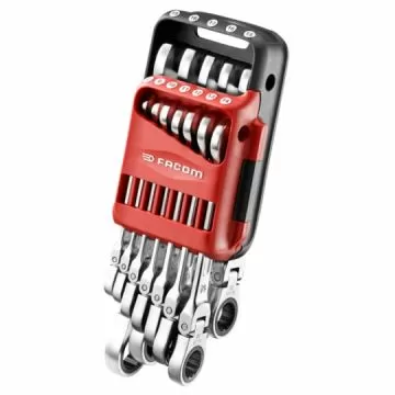JEU DE 12 CLES A CLIQUET FLEX FACOM | 467BF.JP12PB