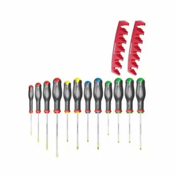 JEU TOURNEVIS PROT2 12PCE + RACKS | AT.J12R2PB