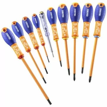 JEU DE 10 TOURNEVIS ISOLES + TESTEUR / EXPERT | E160912