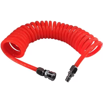TUBE PU SPIRALE ROUGE 4X2,5 Longueur 4 mètres | 1471U04 03 10 LEGRIS