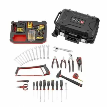 VALISE DE MAINTENANCE A ROULETTES-SELECTION FACOM / DeWALT-68 PIECES FACOM | BV.R30CMD1PF